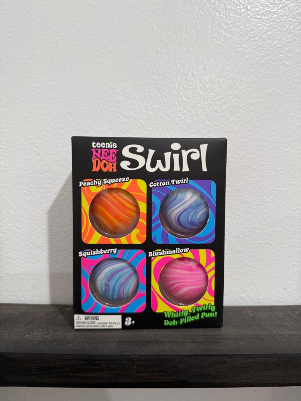 Needoh Teenie Swirl Squeeze Set of 4